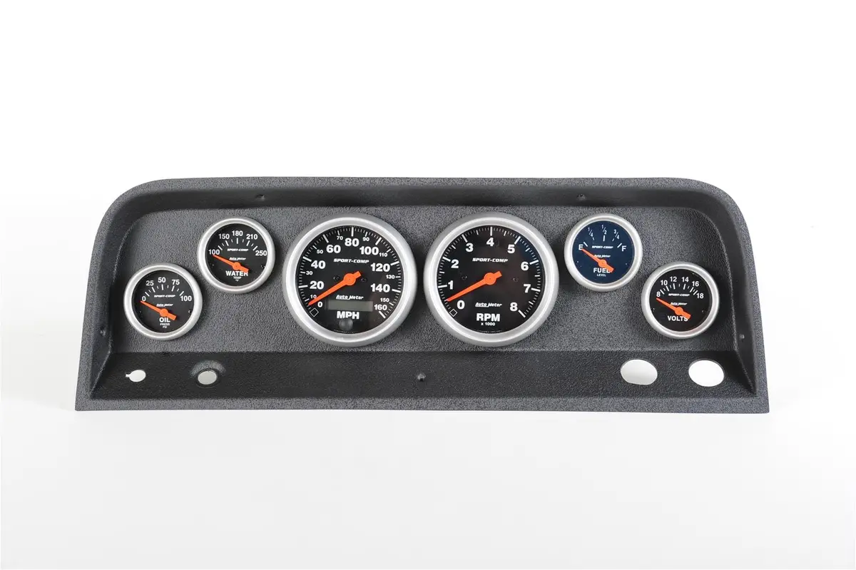 Classic Thunder Road 107640811 Dash Panel With Autometer Gauges 1