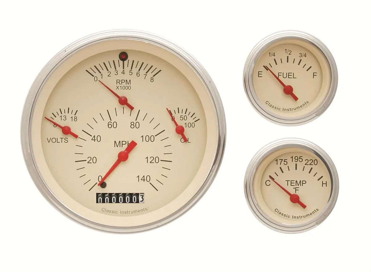 Classic Instruments Te01Tslc Tetra Series Gauge Cluster 1