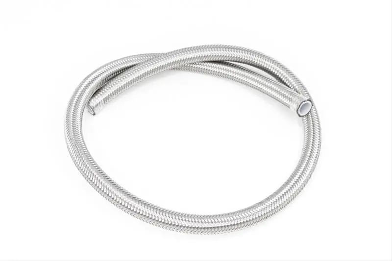 Deatschwerks 6-02-0814-3 Stainless Double-Braided Fuel Hose – 6Mm Id, 14-Inch Length 1