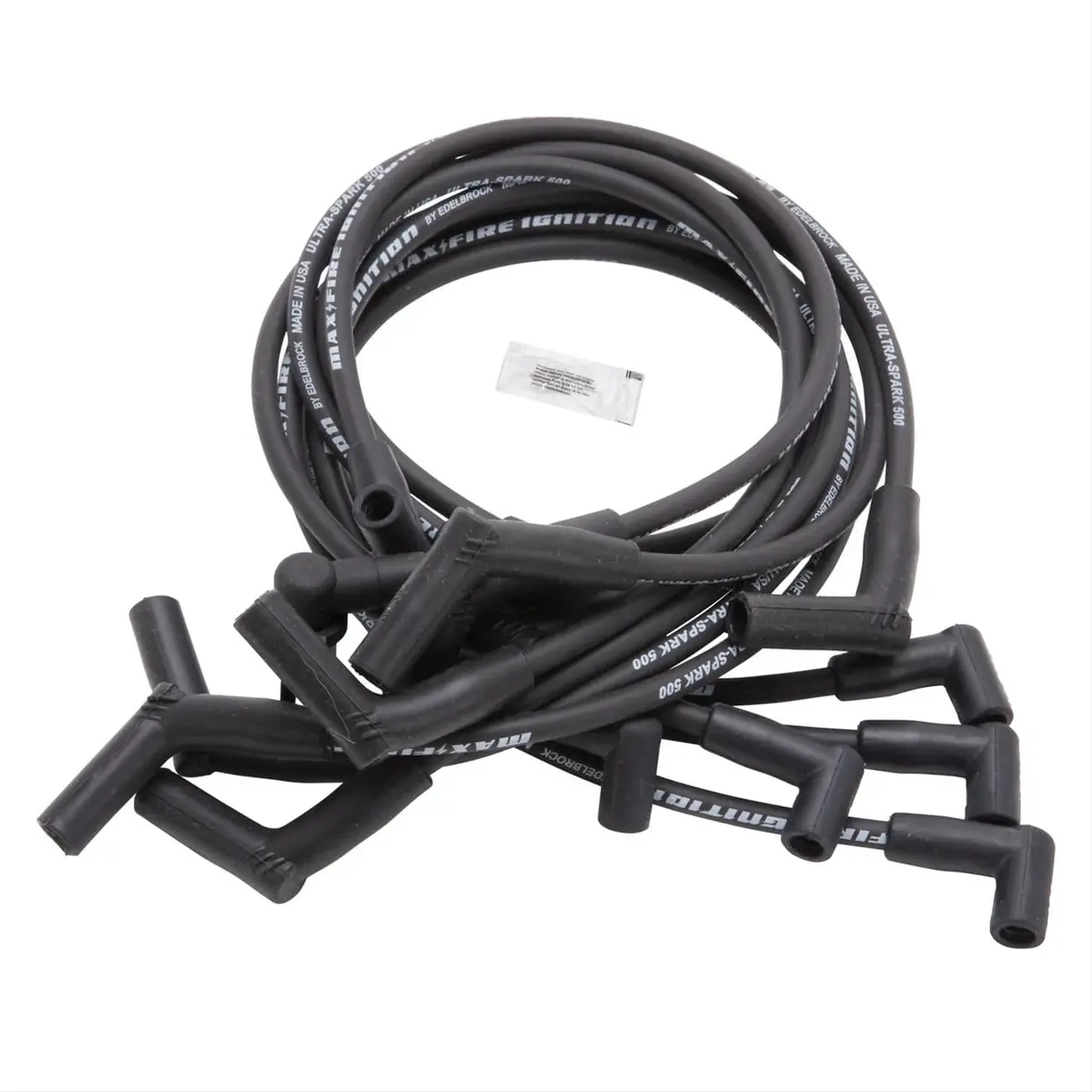 Edelbrock 22704 Max-Fire Ultra-Spark 500 Spark Plug Wire Set 1