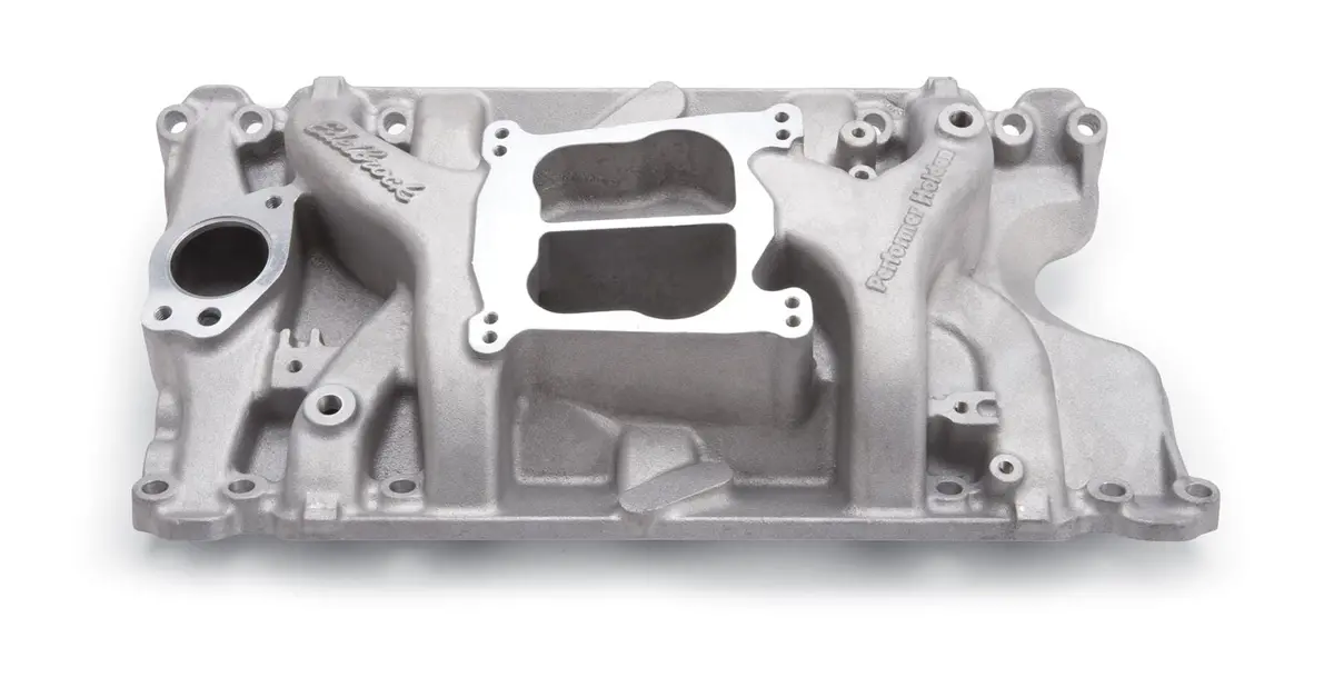 Edelbrock Performer Aluminum Intake Manifold For Small-Block Chevy (Part #2194) 1