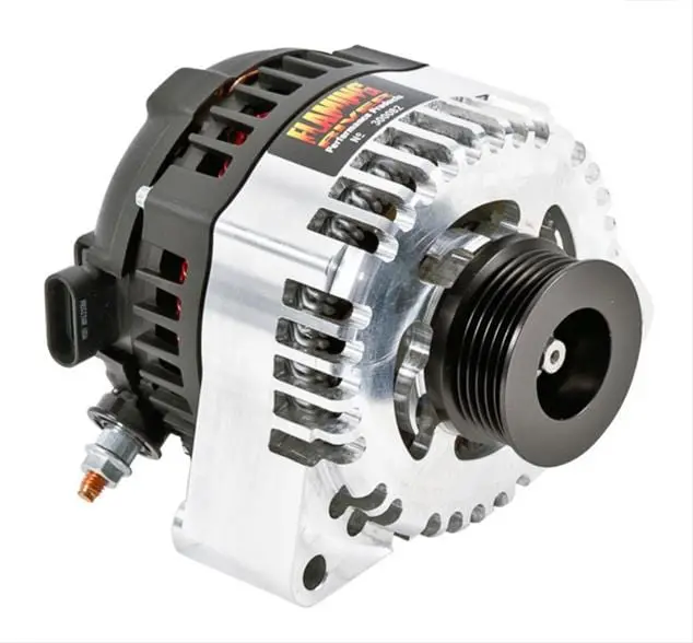 Flaming River Billet Hd Alternator – High-Output, 115-Amp, Polished Finish, Model Fr1155 1