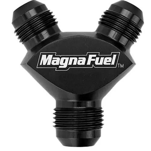 Magnafuel Black Y-Type Fuel Fitting – Mp-6288-Blk 1