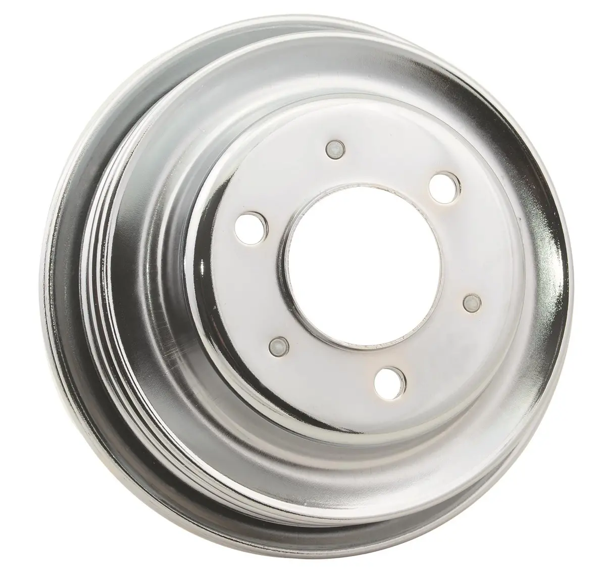 Mr. Gasket Chrome Crank Pulley – Precision-Machined, Part 4961G 1