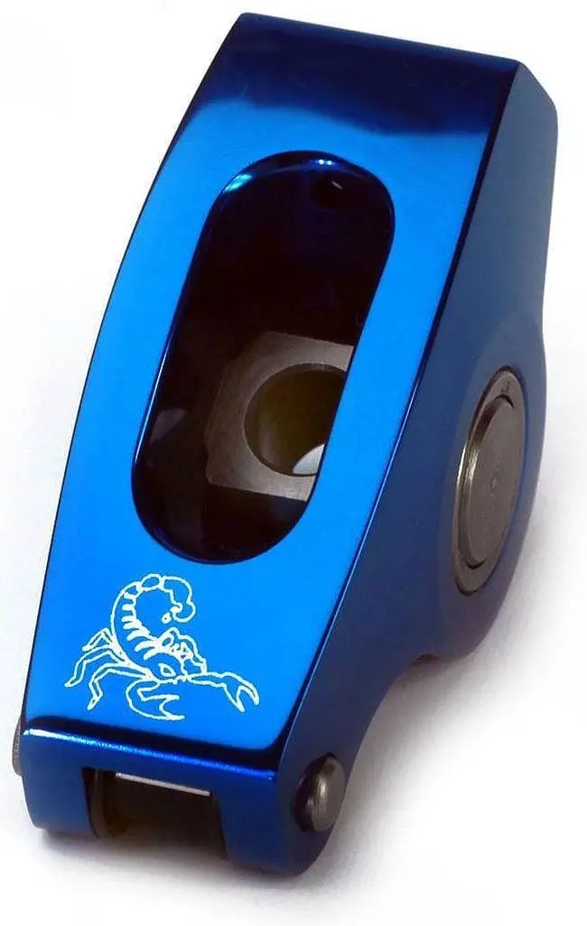 Race Series Aluminum Roller Rocker Arms – 3/8" Stud Mount, 1.6:1 Ratio (Scp1002Bl) 1