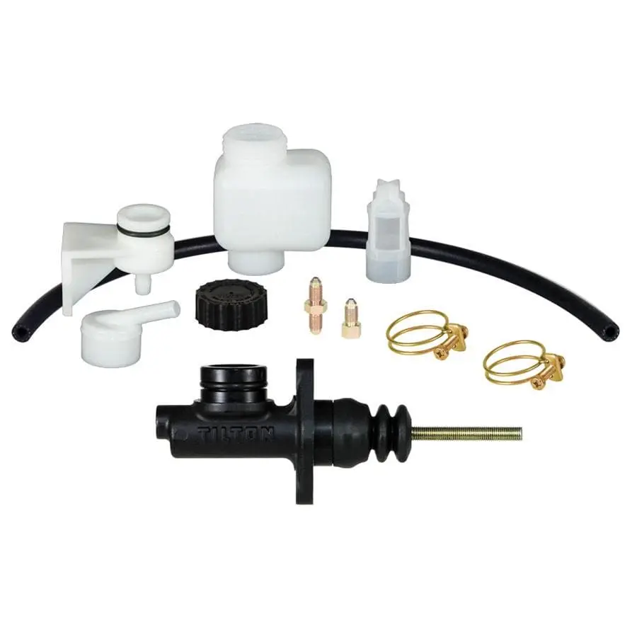 Tilton 75-Series Universal Master Cylinder Kit – Adjustable Pushrod, Reservoir, And Mounting Hardware (75-750) 1