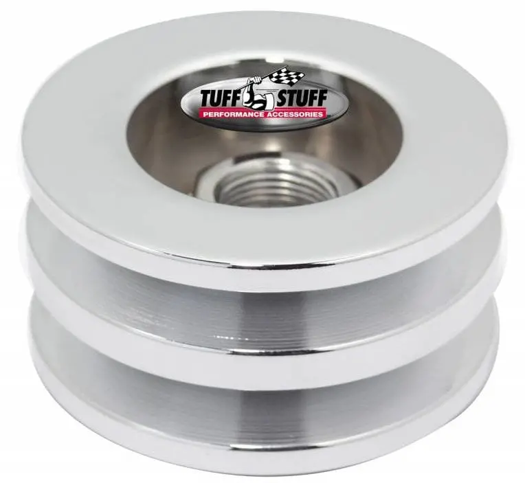 Chrome Billet Steel Alternator Pulley – Precision-Machined For Optimal Belt Alignment And Durability 1