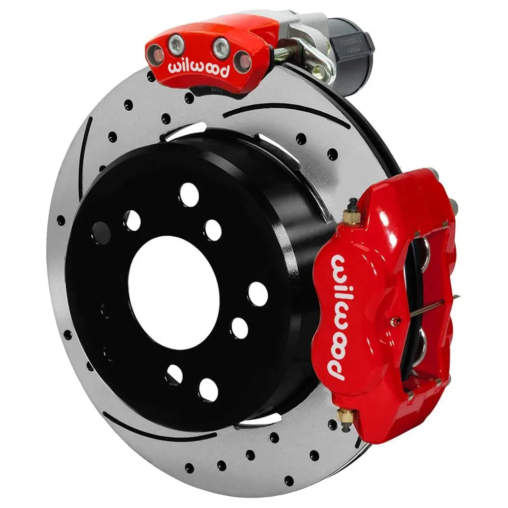 Wilwood Forged Dynalite Rear Brake Kit – Includes Electronic Parking Brake Integration (140-16146-Dr) 1
